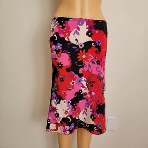 Midi daisy flower 90s Y2k skirt